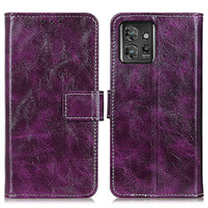 Handytasche Stand Schutzhülle Flip Leder Hülle K04Z für Motorola ThinkPhone 5G Violett