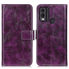 Handytasche Stand Schutzhülle Flip Leder Hülle K04Z für Nokia C22 Violett