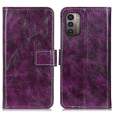 Handytasche Stand Schutzhülle Flip Leder Hülle K04Z für Nokia G11 Violett