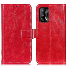 Handytasche Stand Schutzhülle Flip Leder Hülle K04Z für Oppo F19s Rot