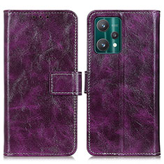 Handytasche Stand Schutzhülle Flip Leder Hülle K04Z für Realme 9 5G Violett