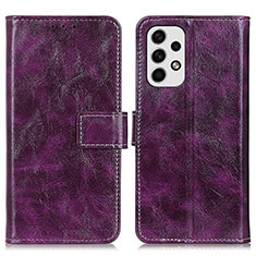 Handytasche Stand Schutzhülle Flip Leder Hülle K04Z für Samsung Galaxy A23 4G Violett