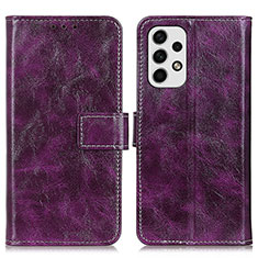 Handytasche Stand Schutzhülle Flip Leder Hülle K04Z für Samsung Galaxy A23 5G Violett