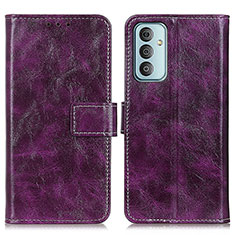 Handytasche Stand Schutzhülle Flip Leder Hülle K04Z für Samsung Galaxy F13 4G Violett