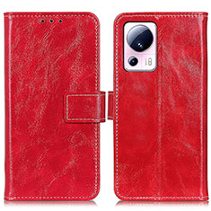 Handytasche Stand Schutzhülle Flip Leder Hülle K04Z für Xiaomi Mi 12 Lite NE 5G Rot