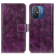 Handytasche Stand Schutzhülle Flip Leder Hülle K04Z für Xiaomi Redmi 11A 4G Violett