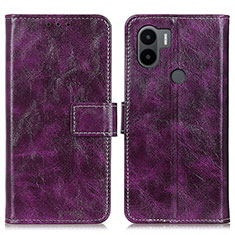 Handytasche Stand Schutzhülle Flip Leder Hülle K04Z für Xiaomi Redmi A1 Plus Violett
