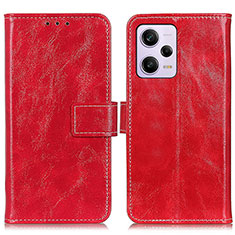 Handytasche Stand Schutzhülle Flip Leder Hülle K04Z für Xiaomi Redmi Note 12 Explorer Rot
