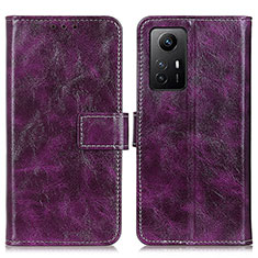 Handytasche Stand Schutzhülle Flip Leder Hülle K04Z für Xiaomi Redmi Note 12S Violett