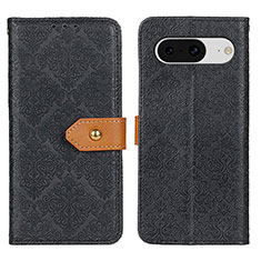 Handytasche Stand Schutzhülle Flip Leder Hülle K05Z für Google Pixel 8 5G Schwarz