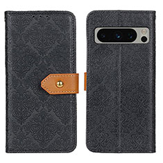 Handytasche Stand Schutzhülle Flip Leder Hülle K05Z für Google Pixel 8 Pro 5G Schwarz