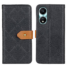 Handytasche Stand Schutzhülle Flip Leder Hülle K05Z für Huawei Honor X5 Plus Schwarz