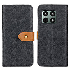 Handytasche Stand Schutzhülle Flip Leder Hülle K05Z für OnePlus 10 Pro 5G Schwarz