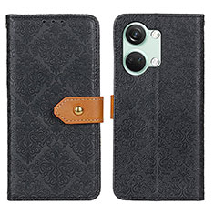 Handytasche Stand Schutzhülle Flip Leder Hülle K05Z für OnePlus Ace 2V 5G Schwarz