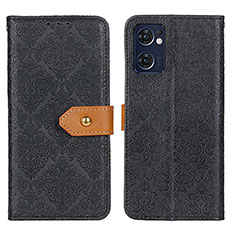 Handytasche Stand Schutzhülle Flip Leder Hülle K05Z für OnePlus Nord CE 2 5G Schwarz