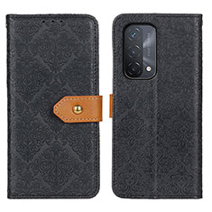 Handytasche Stand Schutzhülle Flip Leder Hülle K05Z für OnePlus Nord N200 5G Schwarz