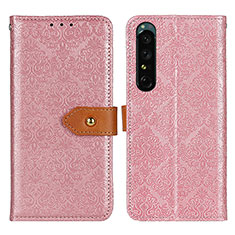 Handytasche Stand Schutzhülle Flip Leder Hülle K05Z für Sony Xperia 1 IV SO-51C Rosa