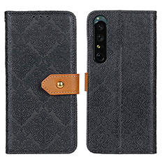 Handytasche Stand Schutzhülle Flip Leder Hülle K05Z für Sony Xperia 1 IV SO-51C Schwarz