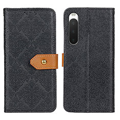 Handytasche Stand Schutzhülle Flip Leder Hülle K05Z für Sony Xperia 10 IV SO-52C Schwarz