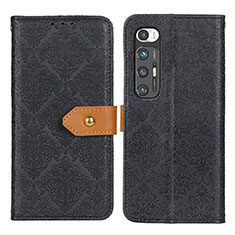 Handytasche Stand Schutzhülle Flip Leder Hülle K05Z für Xiaomi Mi 10S 5G Schwarz