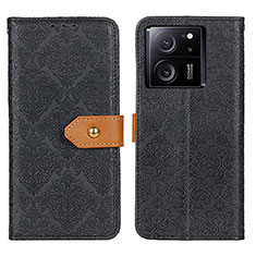 Handytasche Stand Schutzhülle Flip Leder Hülle K05Z für Xiaomi Mi 13T Pro 5G Schwarz