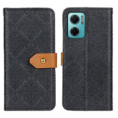 Handytasche Stand Schutzhülle Flip Leder Hülle K05Z für Xiaomi Redmi 10 Prime Plus 5G Schwarz