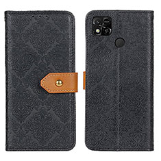 Handytasche Stand Schutzhülle Flip Leder Hülle K05Z für Xiaomi Redmi 10A 4G Schwarz