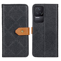 Handytasche Stand Schutzhülle Flip Leder Hülle K05Z für Xiaomi Redmi K50 5G Schwarz