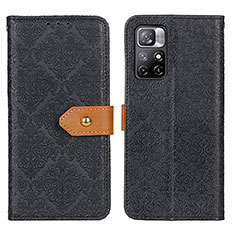 Handytasche Stand Schutzhülle Flip Leder Hülle K05Z für Xiaomi Redmi Note 11 5G Schwarz