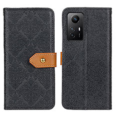 Handytasche Stand Schutzhülle Flip Leder Hülle K05Z für Xiaomi Redmi Note 12S Schwarz