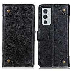 Handytasche Stand Schutzhülle Flip Leder Hülle K06Z für OnePlus 9RT 5G Schwarz