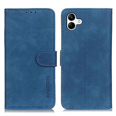 Handytasche Stand Schutzhülle Flip Leder Hülle K06Z für Samsung Galaxy A05 Blau