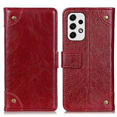 Handytasche Stand Schutzhülle Flip Leder Hülle K06Z für Samsung Galaxy A23 4G Rot