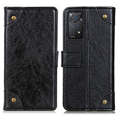 Handytasche Stand Schutzhülle Flip Leder Hülle K06Z für Xiaomi Redmi Note 11 Pro 4G Schwarz