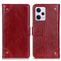 Handytasche Stand Schutzhülle Flip Leder Hülle K06Z für Xiaomi Redmi Note 12 Explorer Rot