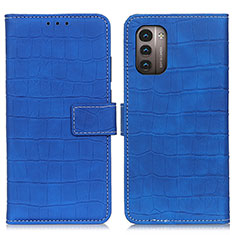 Handytasche Stand Schutzhülle Flip Leder Hülle K07Z für Nokia G11 Blau