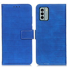 Handytasche Stand Schutzhülle Flip Leder Hülle K07Z für Nokia G22 Blau