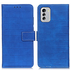 Handytasche Stand Schutzhülle Flip Leder Hülle K07Z für Nokia G60 5G Blau