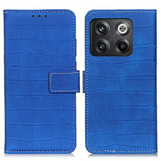 Handytasche Stand Schutzhülle Flip Leder Hülle K07Z für OnePlus 10T 5G Blau