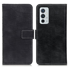 Handytasche Stand Schutzhülle Flip Leder Hülle K07Z für OnePlus 9RT 5G Schwarz