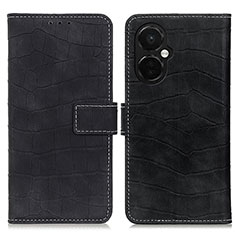 Handytasche Stand Schutzhülle Flip Leder Hülle K07Z für OnePlus Nord CE 3 5G Schwarz