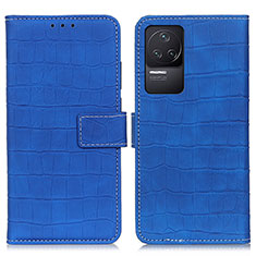 Handytasche Stand Schutzhülle Flip Leder Hülle K07Z für Xiaomi Redmi K50 5G Blau