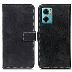 Handytasche Stand Schutzhülle Flip Leder Hülle K07Z für Xiaomi Redmi Note 11E 5G Schwarz