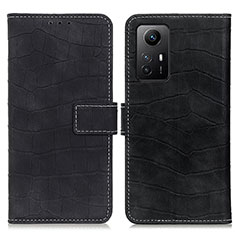 Handytasche Stand Schutzhülle Flip Leder Hülle K07Z für Xiaomi Redmi Note 12S Schwarz