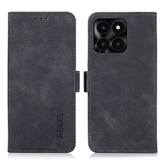 Handytasche Stand Schutzhülle Flip Leder Hülle K09Z für Huawei Honor X8b Schwarz