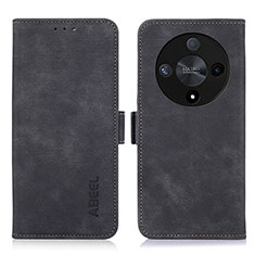 Handytasche Stand Schutzhülle Flip Leder Hülle K09Z für Huawei Honor X9b 5G Schwarz