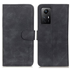 Handytasche Stand Schutzhülle Flip Leder Hülle K09Z für Xiaomi Redmi Note 12S Schwarz