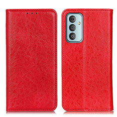 Handytasche Stand Schutzhülle Flip Leder Hülle KZ01 für Samsung Galaxy F23 5G Rot