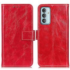Handytasche Stand Schutzhülle Flip Leder Hülle KZ04 für Samsung Galaxy M23 5G Rot