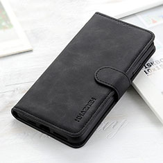 Handytasche Stand Schutzhülle Flip Leder Hülle KZ3 für Xiaomi Redmi Note 13 Pro+ Plus 5G Schwarz